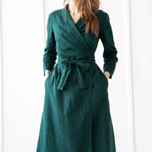 Srajčna obleka 1240 100% lan