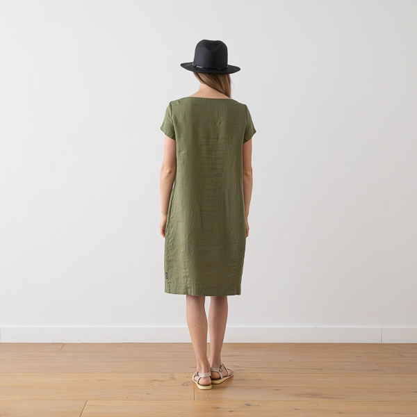 Obleka 100% lan OLIVNA S,M