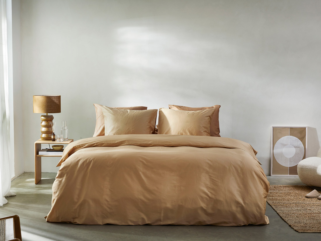Posteljnina ekološki bombaž saten HONEY več dimenzij