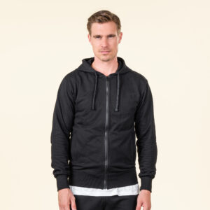 EKO Bombažna Moška Jopica ČRNA EKO Bombažna Moška Jopica ČRNA