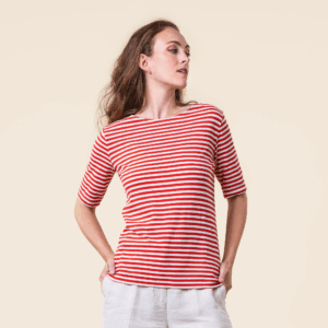 Ženska majica iz 100% eko bombaža črte RED