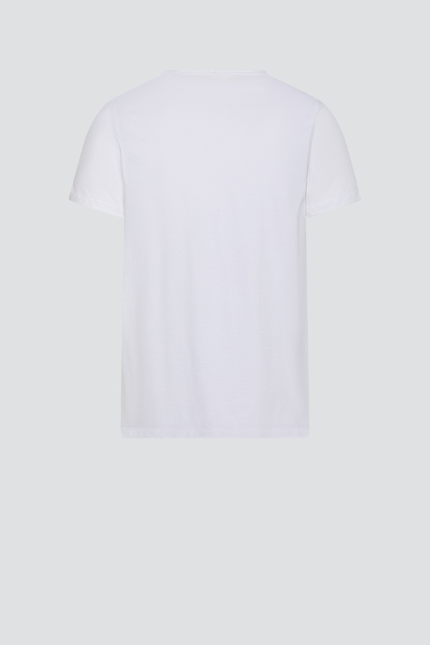 Moška spodnja majica KR iz eko bombaža BELA