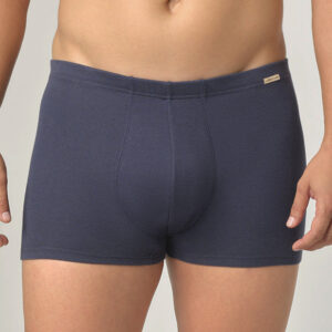 Moške boxer spodnjice iz eko bombaža MODRE