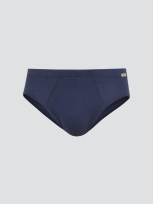 Moške slip spodnjice iz eko bombaža MODRE