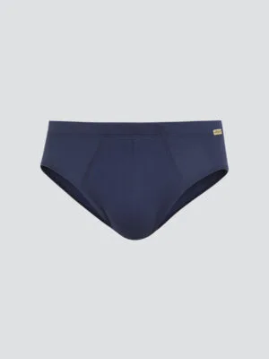 Moške slip spodnjice iz eko bombaža MODRE