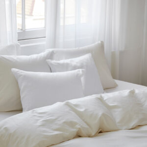 Posteljnina ekološki bombaž saten NATUR več dimenzij