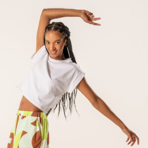 Ženska majica iz 100% eko bombaža BELA