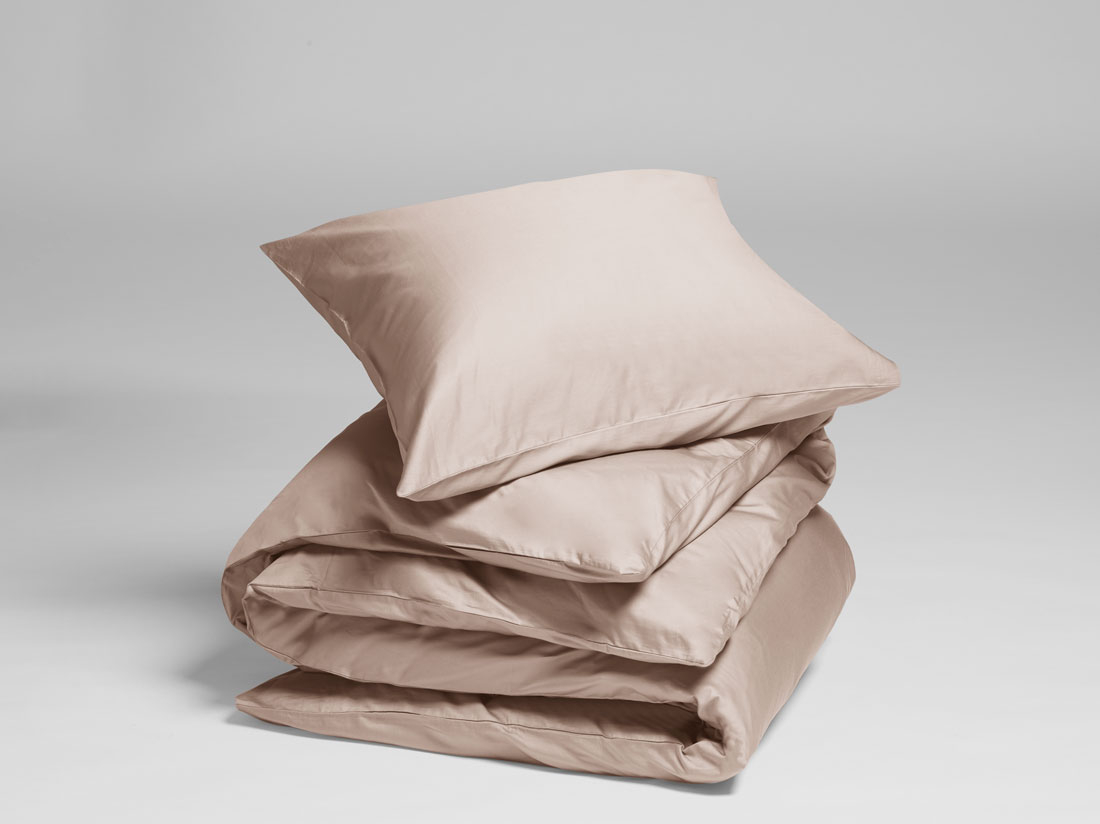 Posteljnina ekološki bombaž saten DUSTY ROSE več dimenzij