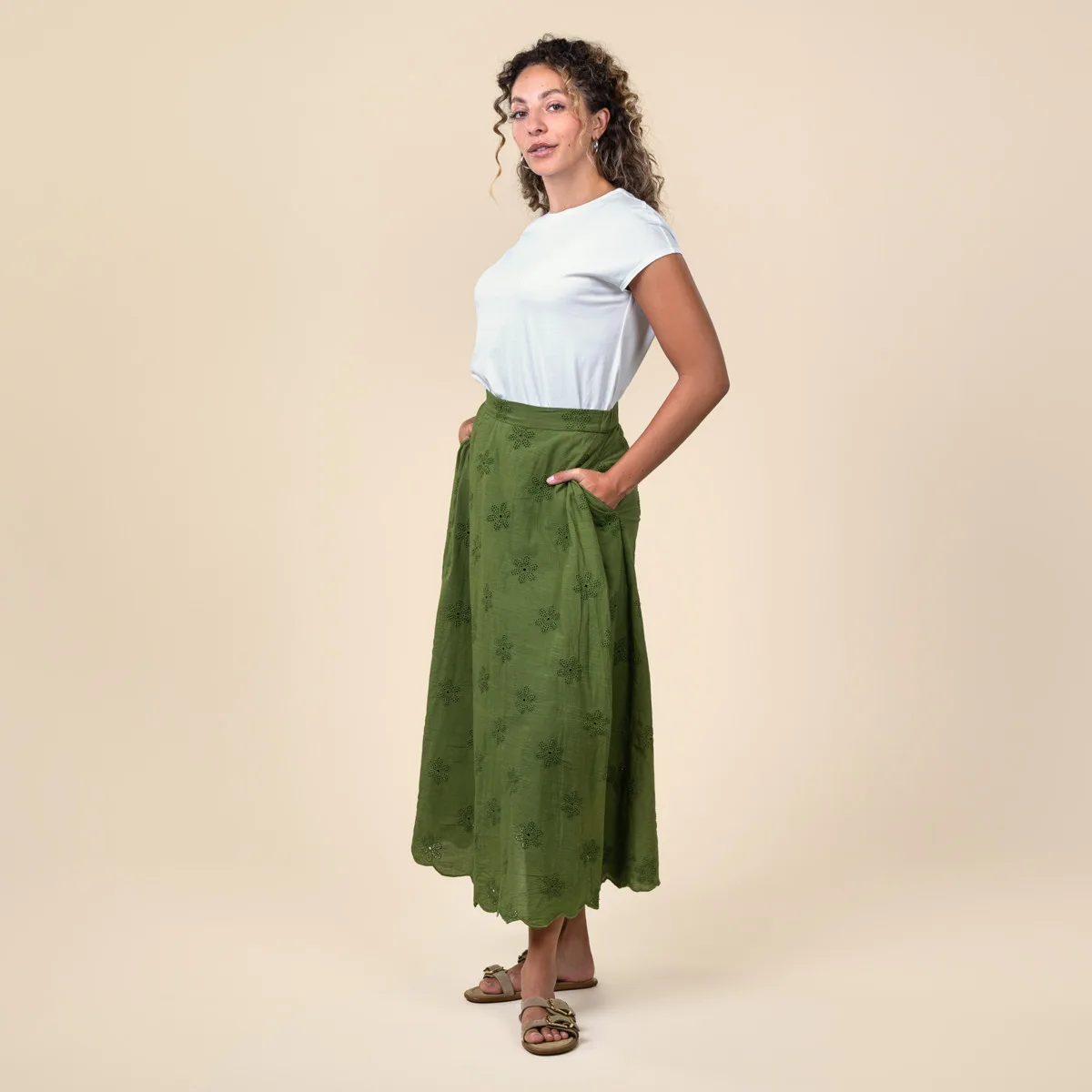 Žensko krilo 100% ekološki bombaž ZELENA 36,38 Žensko krilo 100% ekološki bombaž ZELENA 36,38
