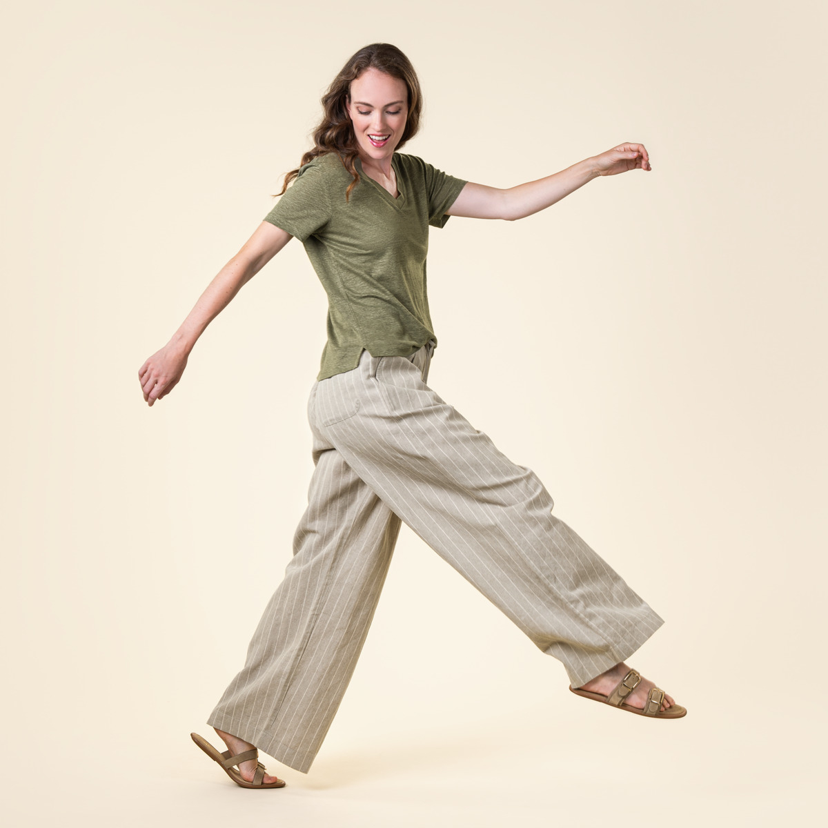 Ženski TS KR 100% lan SAGE