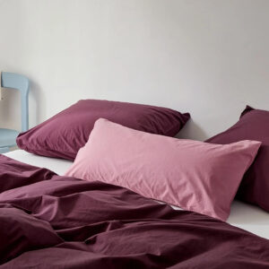 Posteljnina ekološki bombaž perkal PLUM več dimenzij