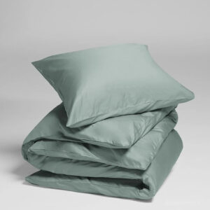Posteljnina ekološki bombaž saten SEA GREEN več dimenzij