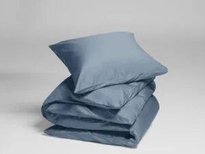 Posteljnina iz ekološkega bombaža saten FADED BLUE več dimenzij Posteljnina iz ekološkega bombaža saten FADED BLUE več dimenzij