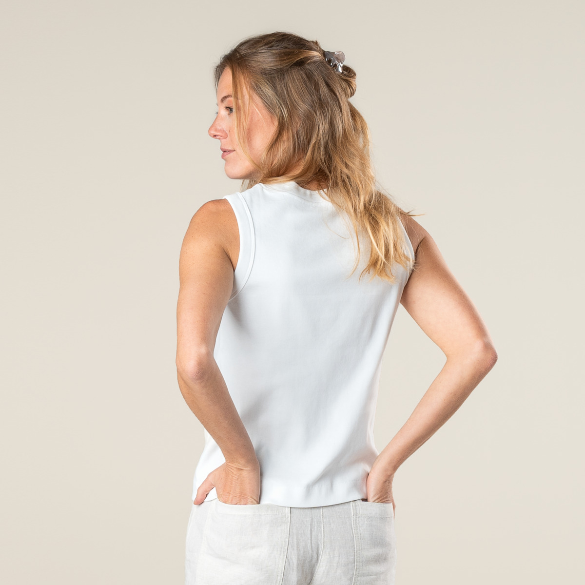 Ženski top iz 100% eko bombaža BEL