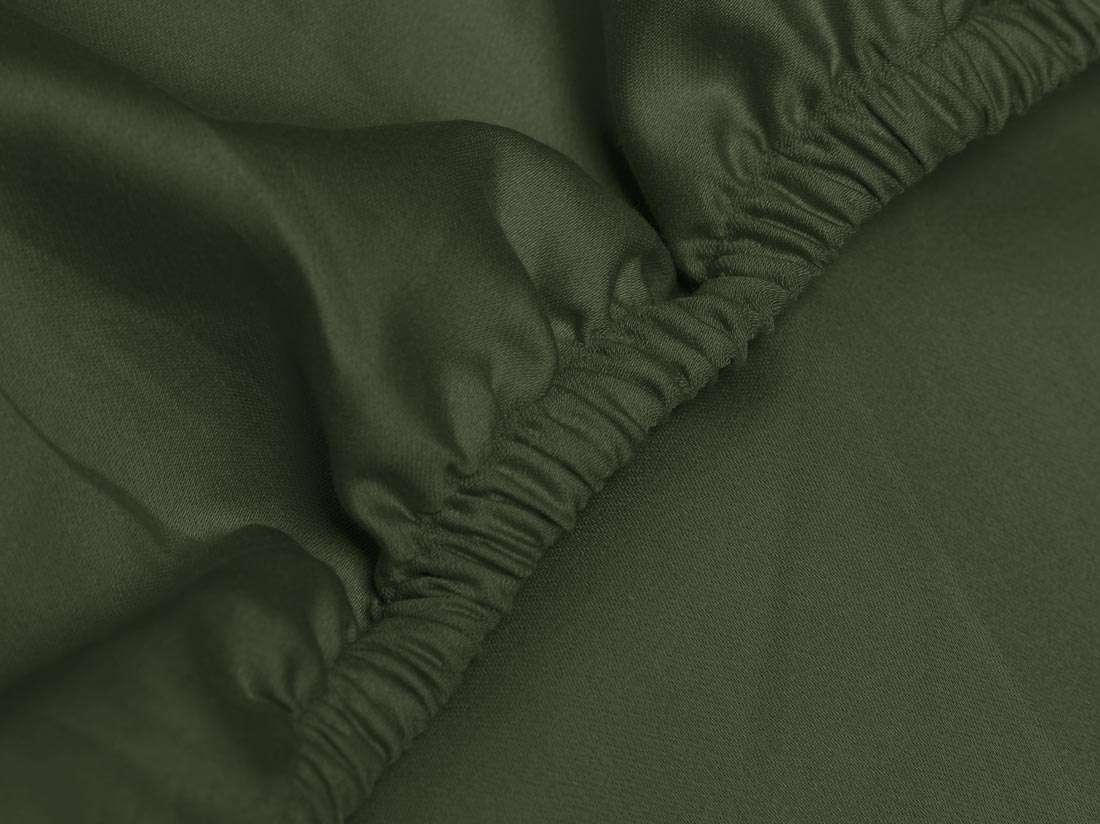 Jogi rjuha ekološki bombaž saten DARK OLIVE več dimenzij Jogi rjuha ekološki bombaž saten DARK OLIVE več dimenzij