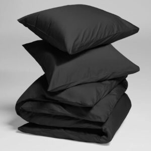 Posteljnina ekološki bombaž saten ANTHRACITE več dimenzij