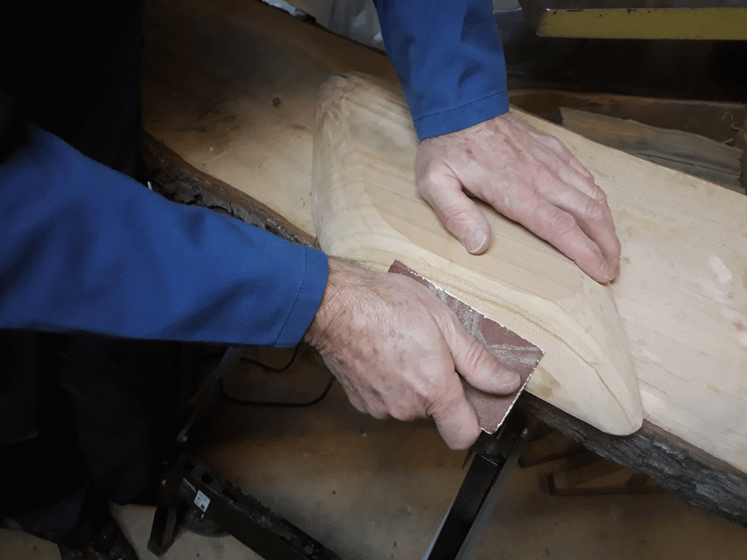 Lesena skleda - češnja 01 izdelana v Sloveniji