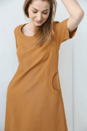 Obleka KR 1208, 100% lan