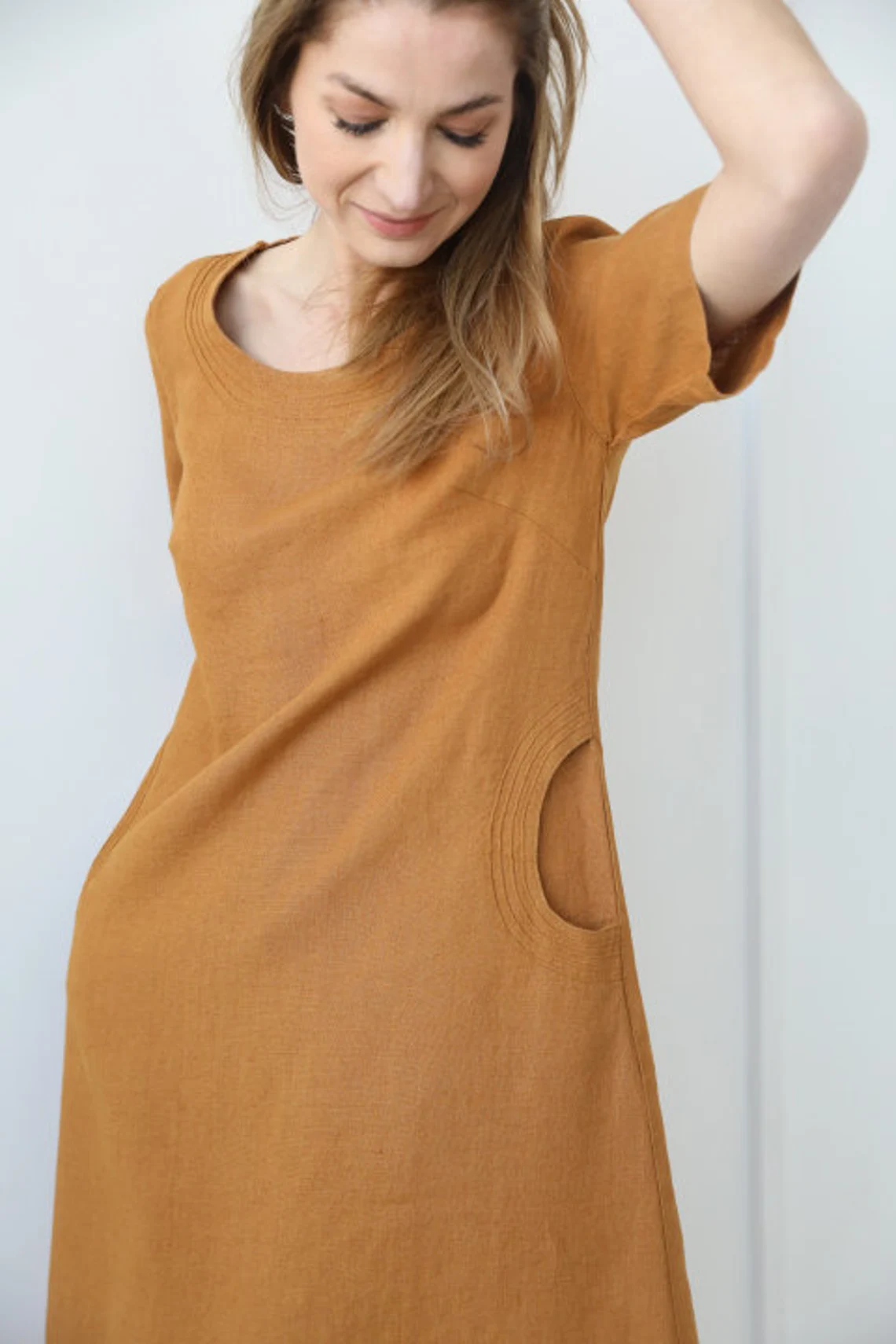 Obleka KR 1208, 100% lan