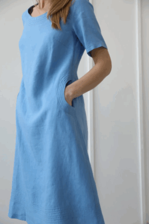 Obleka KR 1208, 100% lan