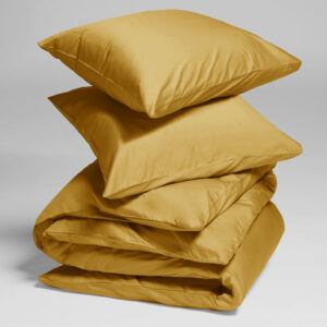 Posteljnina ekološki bombaž saten GOLD več dimenzij