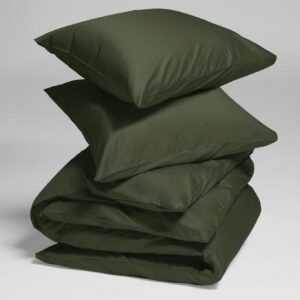 Posteljnina ekološki bombaž saten DARK OLIVE več dimenzij