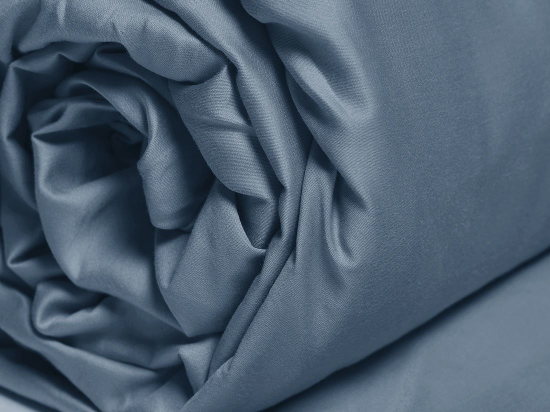 Jogi rjuha ekološki bombaž saten FADED BLUE več dimenzij