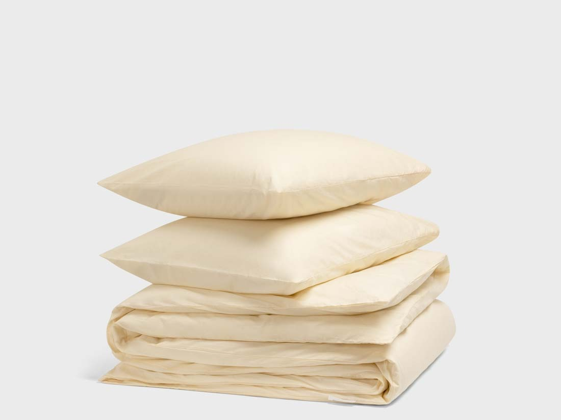 Posteljnina ekološki bombaž perkal BUTTER več dimenzij