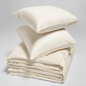 Posteljnina ekološki bombaž saten NATUR več dimenzij