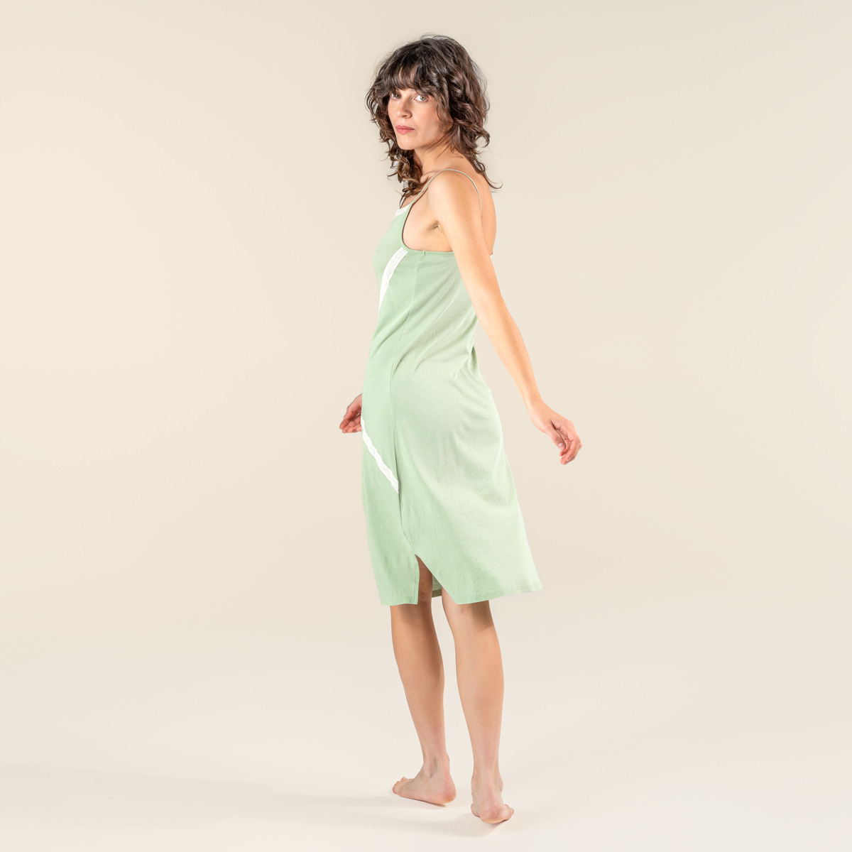 Ženska spalna srajca iz 100% eko bombaža L