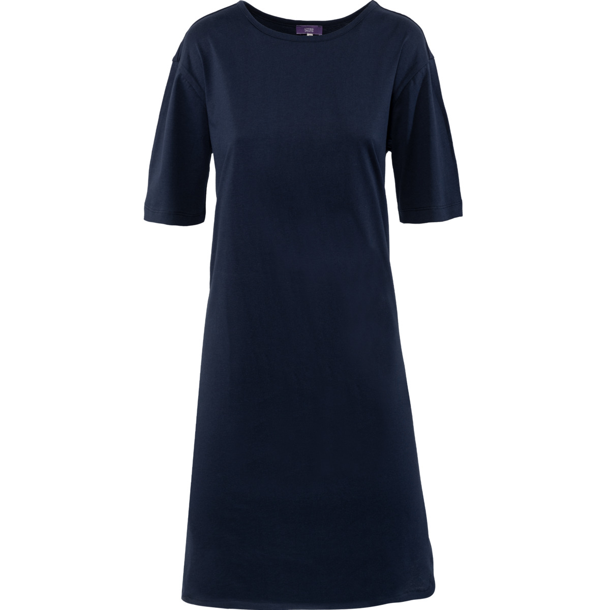 Ženska spalna srajca iz 100% eko bombaža T.MODRA