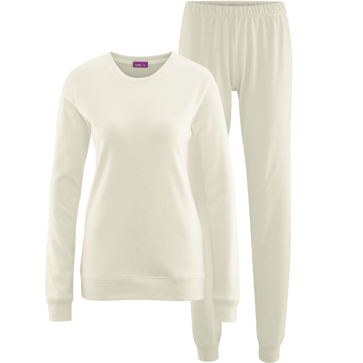 Ženska pižama iz 100% eko bombaža NATUR