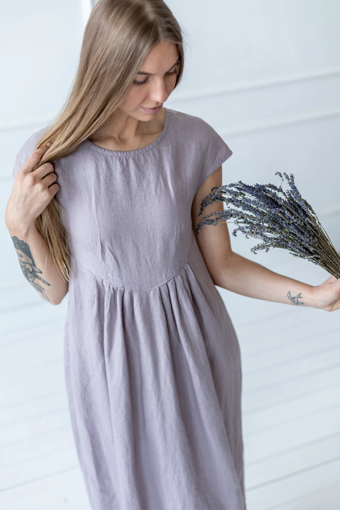 Obleka KR 1207, 100% lan