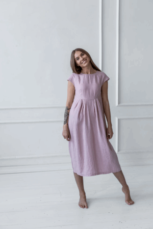 Obleka KR 1207, 100% lan