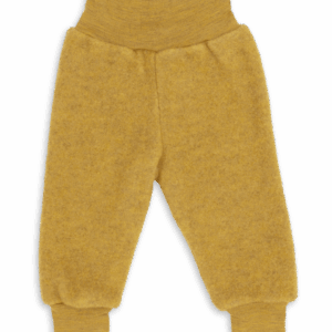 Otroške hlače saffron - flis 100% volna od 50-92
