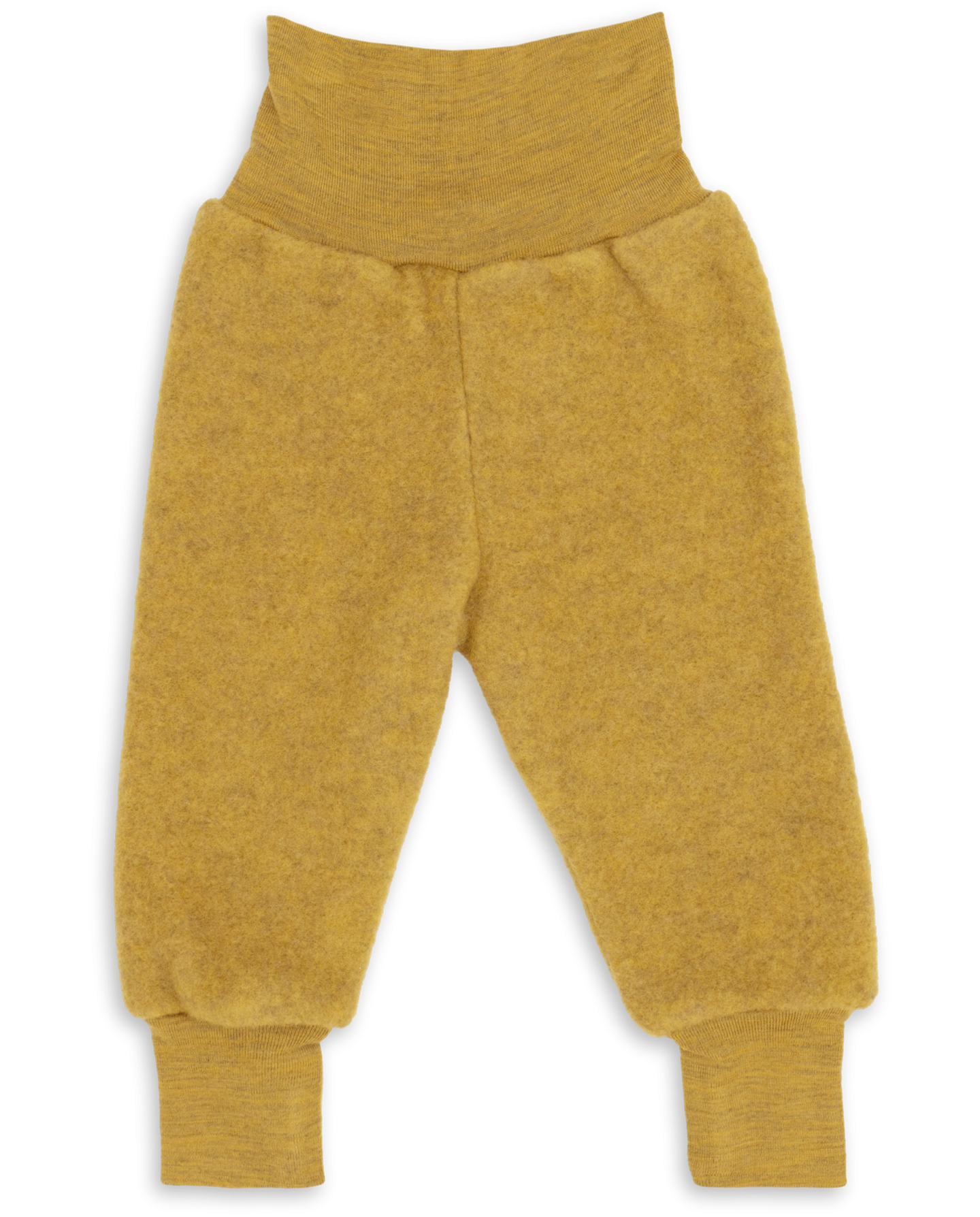 Otroške hlače saffron - flis 100% volna od 50-92