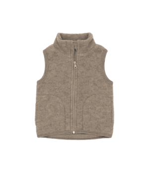 Otroški brezrokavnik walnut - flis 100% volna od 104-140