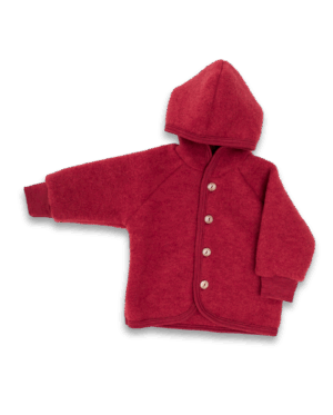 Otroška jopa/jakna s kapuco jasper - flis 100% volna od 50-116