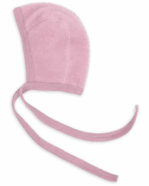 Kapa za dojenčke, rosa - flis 100% volna od 50-68
