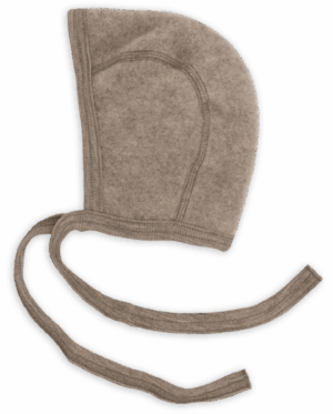 Kapa za dojenčke, walnut - flis 100% volna od 50-68