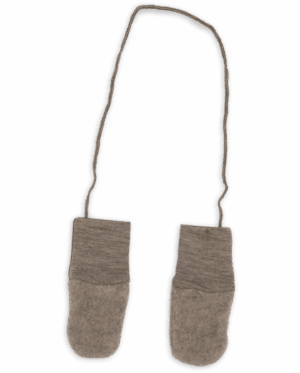 Rokavičke za dojenčke, walnut - flis 100% volna št. 1