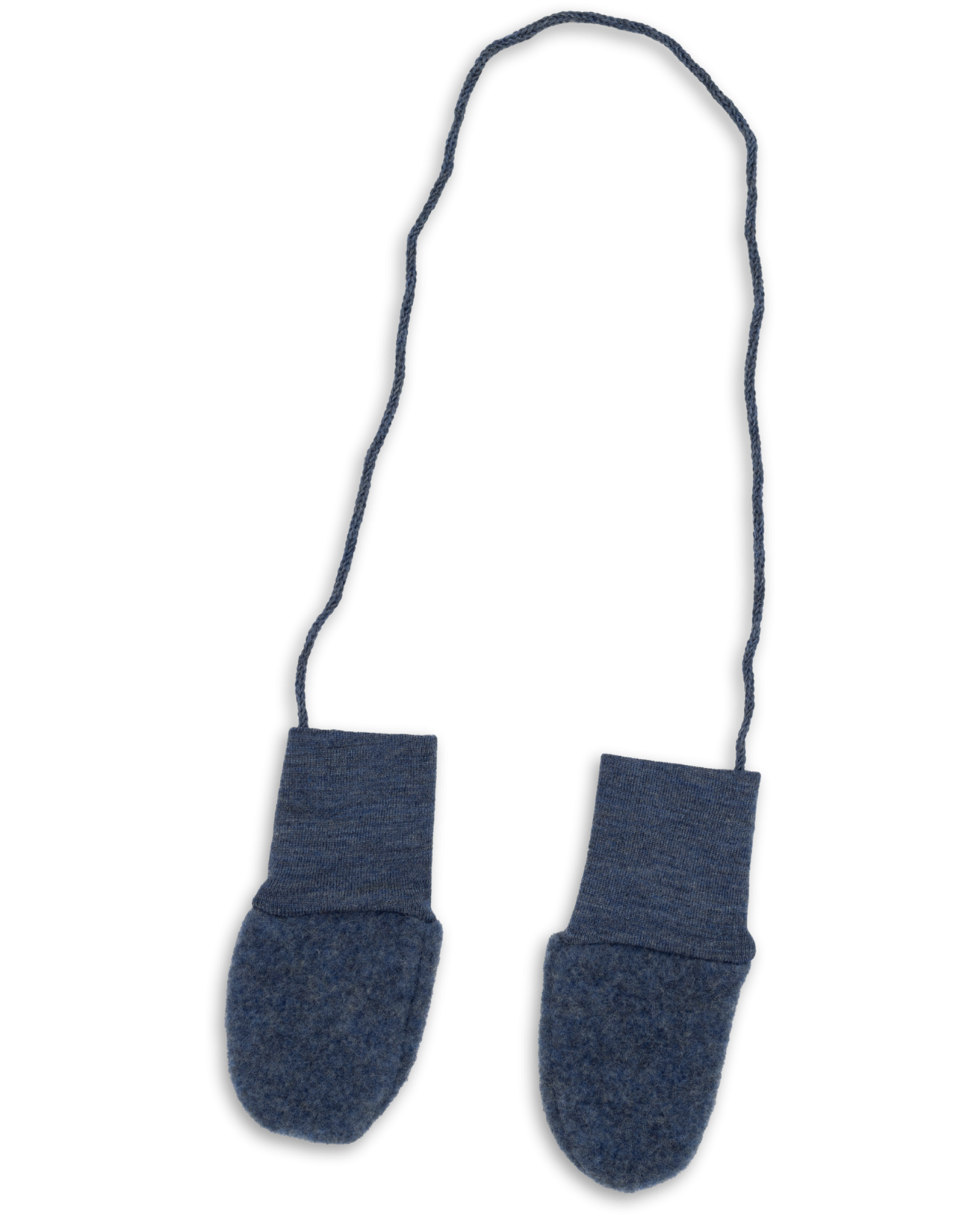 Rokavičke za dojenčke, blue- flis 100% volna št. 1