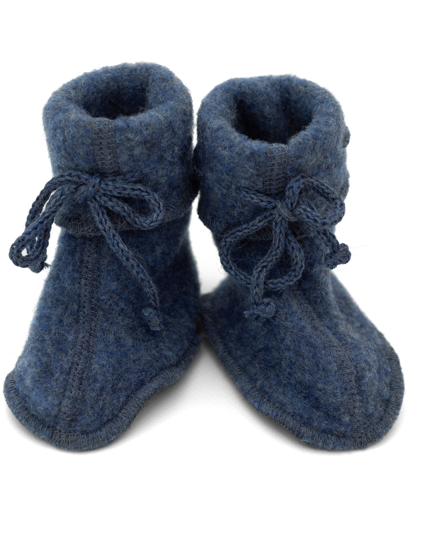 Škorenjčki za dojenčke, blue - flis 100% volna od 50-68