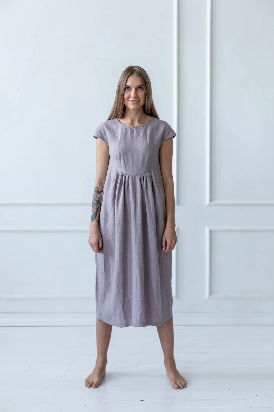 Obleka KR 1207, 100% lan