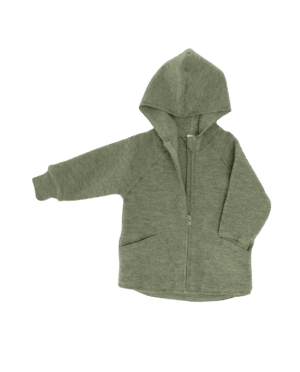 Otroška jakna, sage 100% kuhana volna od 74-116