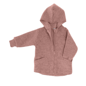 Otroška jakna, rosa 100% kuhana volna od 74-116