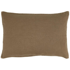 Prevleka iz 100% lanu 40x60 chocolate