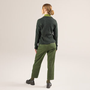 Ženska jopa Pacita 100% volna ZELENA XS