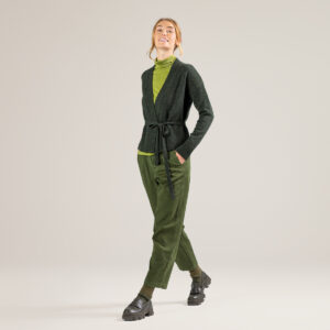 Ženska jopa Pacita 100% volna ZELENA XS