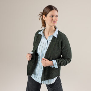 Ženska jopa Pacita 100% volna ZELENA XS